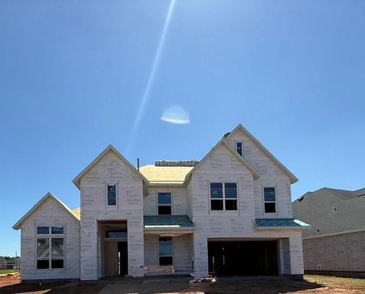 In-progress construction of a new home in Evergrove, Richmond, TX (Image 5).