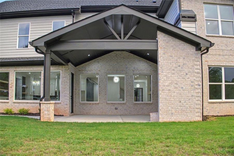 Exterior details and patio area of a home in , Monroe (Image 28).