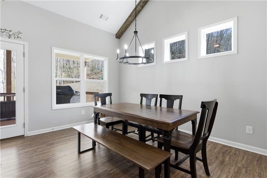 Furnished interior view inside a new home in , Waleska (Image 19). Furnished interior view inside a new home in , Waleska (Image 19).