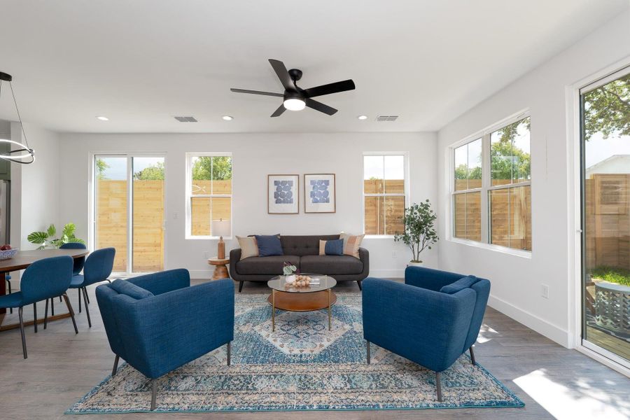 Light and bright living space