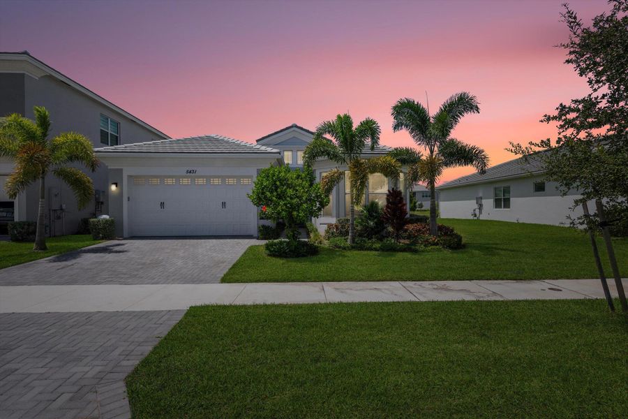Front exterior of a new home in , Westlake, FL, highlighting curb appeal (Image 30).