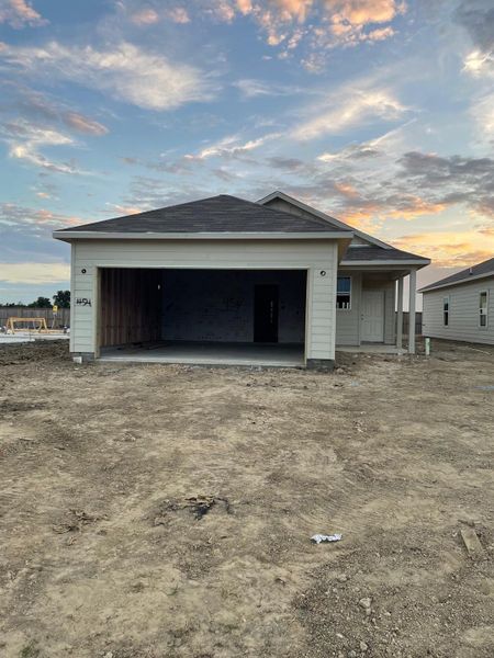Exterior details and patio area of a home in Barrett Crossing, Crosby (Image 2). Exterior details and patio area of a home in Barrett Crossing, Crosby (Image 2).