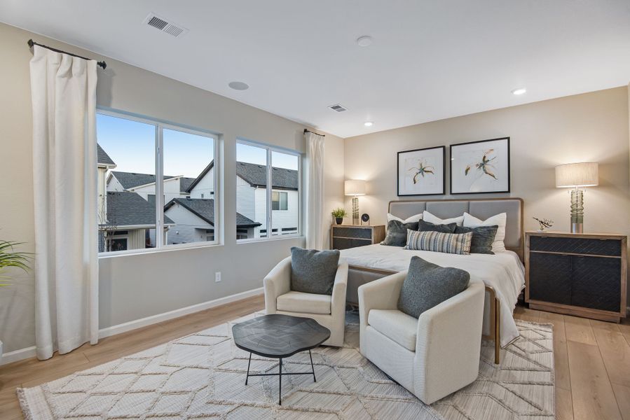Furnished interior view inside a new home in Reunion, Commerce City (Image 24).