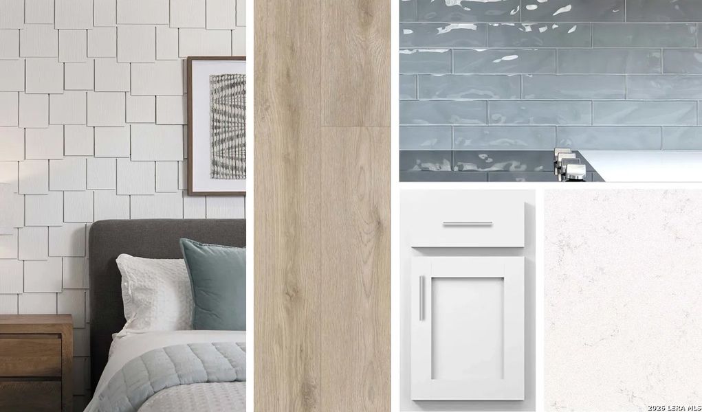 Sample of building materials used in homes in Hennersby Hollow, San Antonio (Image 30).