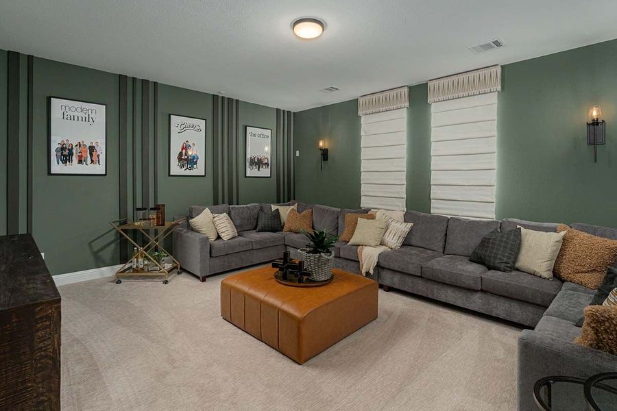 Furnished interior view inside a new home in Impression 55s, Frisco (Image 7).