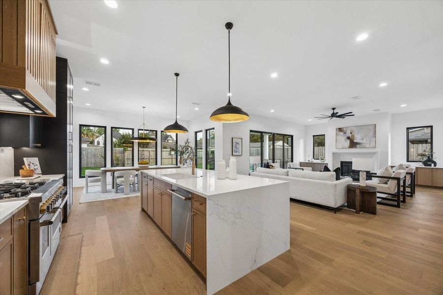 Furnished interior view inside a new home in , Houston (Image 17).
