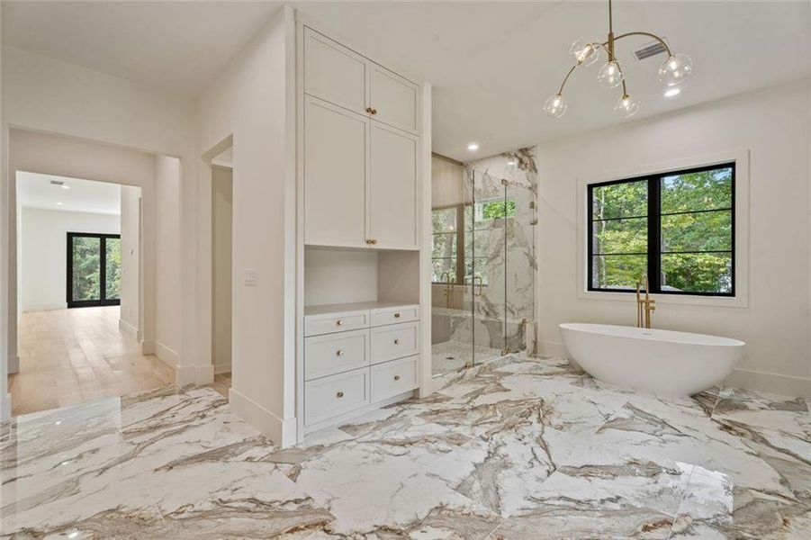 Furnished interior view inside a new home in , Alpharetta (Image 31).