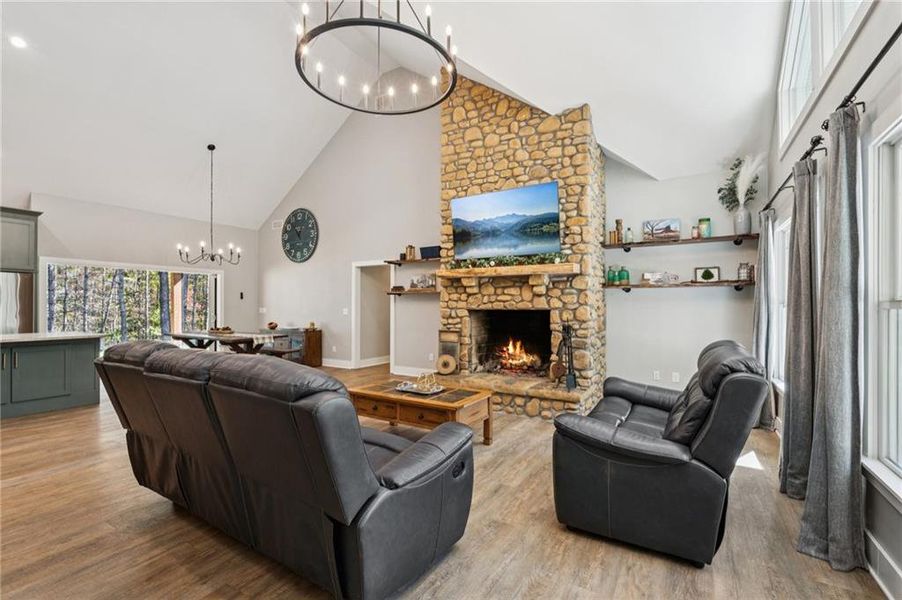 Furnished interior view inside a new home in , Dahlonega (Image 7). Furnished interior view inside a new home in , Dahlonega (Image 7).