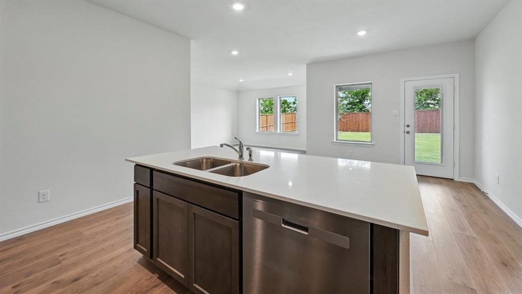 Furnished interior view inside a new home in Frontier Pointe, Princeton (Image 3).