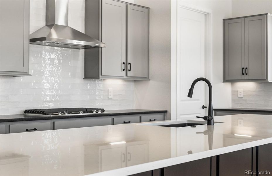 Furnished interior view inside a new home in Hilltop at Inspiration, Aurora (Image 11).