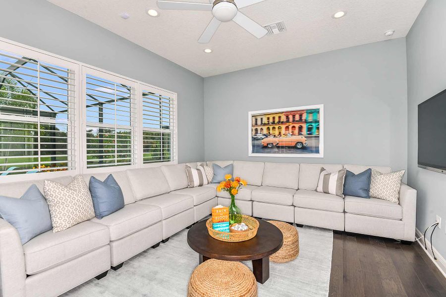 Representative furnished interior of a home built from the Savannah 2 by Neal Communities in Windward, Sarasota (Image 20). Representative furnished interior of a home built from the Savannah 2 by Neal Communities in Windward, Sarasota (Image 20).
