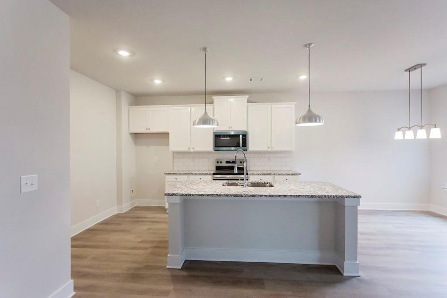 Furnished interior view inside a new home in , Buford (Image 13).