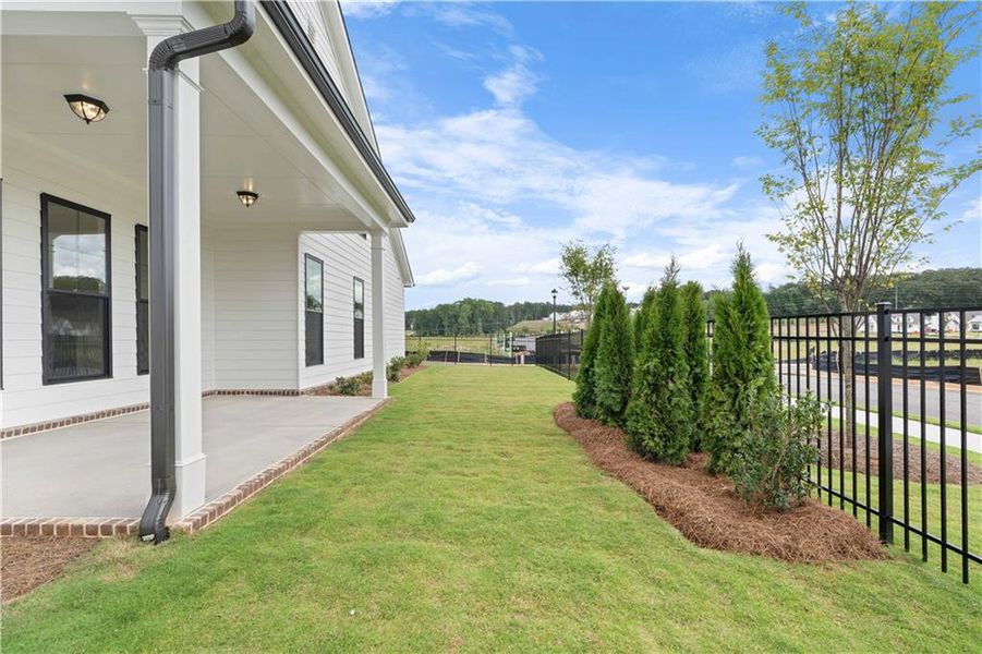 Exterior details of a home in Promenade at Sawnee Village, Cumming (Image 4).