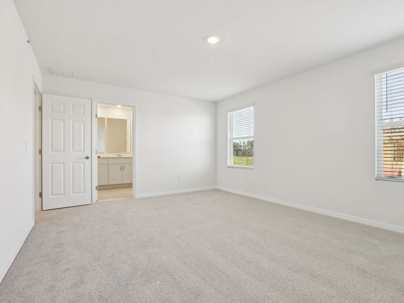 Spacious, unfurnished interior of a new home in The Meadow at Crossprairie Townes, St. Cloud (Image 11). Spacious, unfurnished interior of a new home in The Meadow at Crossprairie Townes, St. Cloud (Image 11).