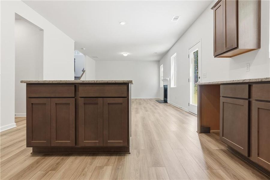 Furnished interior view inside a new home in Creekside Landing, Dallas (Image 6).