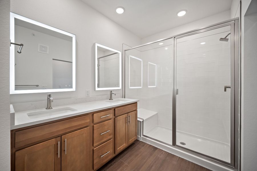 Furnished interior view inside a new home in The Residences at Victory Ridge, Colorado Springs (Image 10).