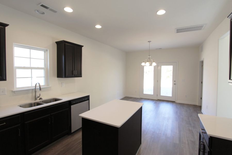 Representative furnished interior of a home built from the Burlington by Keystone Homes NC in The Wilcox, Greensboro (Image 11).