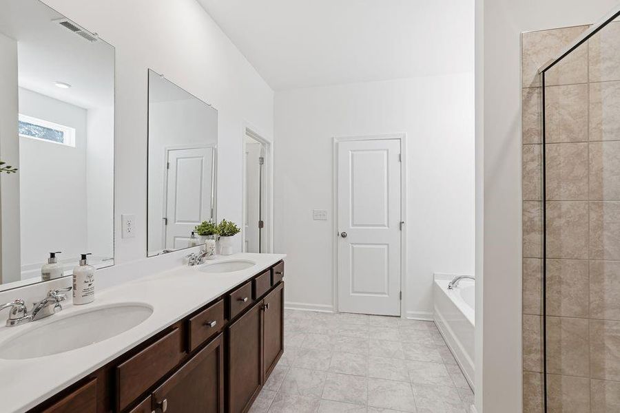 Furnished interior view inside a new home in Windance Lake, Loganville (Image 25).