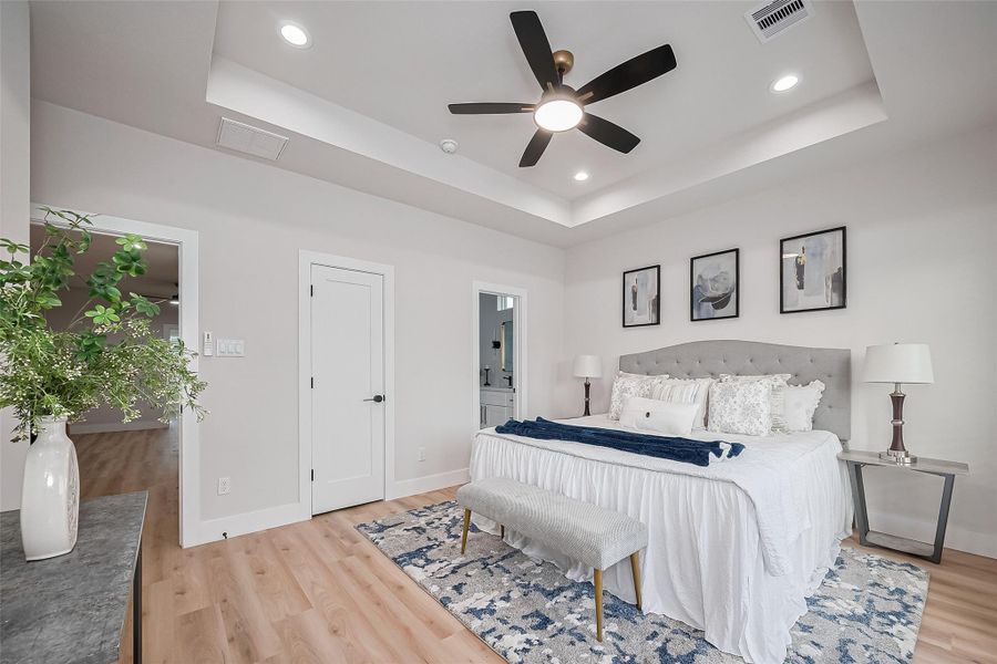 Furnished interior view inside a new home in , Houston (Image 16). Furnished interior view inside a new home in , Houston (Image 16).