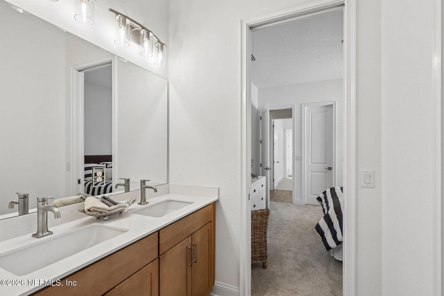 Furnished interior view inside a new home in SilverLeaf, St. Augustine (Image 46).