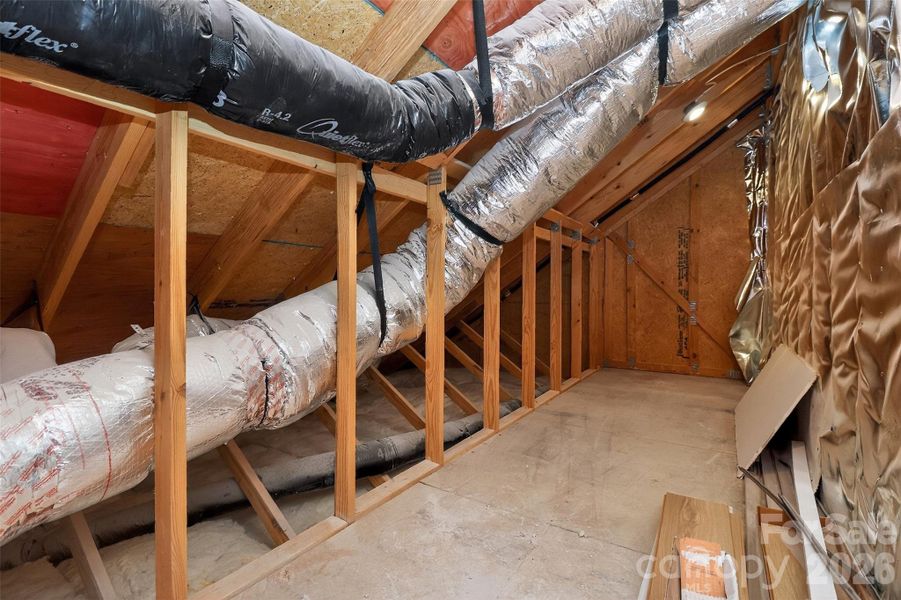 Top floor storage room.