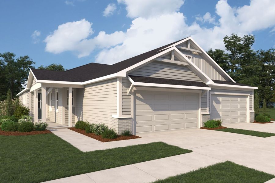 Representative exterior photo of a completed home built from the Hammock by Mattamy Homes in RiverTown, St. Johns, FL (Image 16). Representative exterior photo of a completed home built from the Hammock by Mattamy Homes in RiverTown, St. Johns, FL (Image 16).