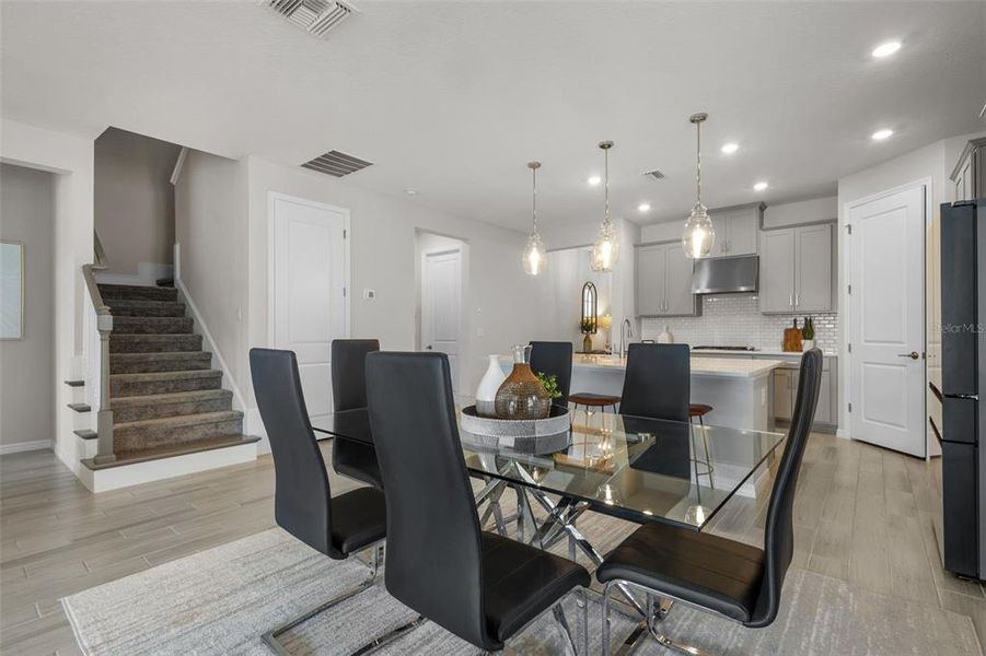 Furnished interior view inside a new home in River Landing, Wesley Chapel (Image 9).