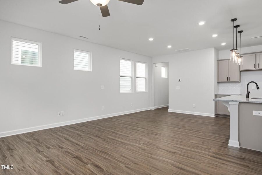 Spacious, unfurnished interior of a new home in Gregory Village Townhomes, Lillington (Image 57).