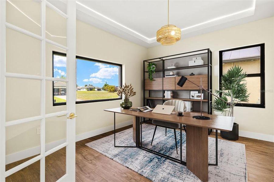 Furnished interior view inside a new home in , Cape Coral (Image 14).