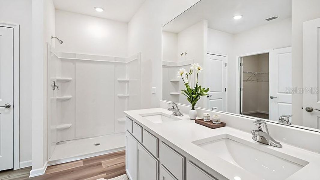 Furnished interior view inside a new home in Avalon Woods, Newberry (Image 7).
