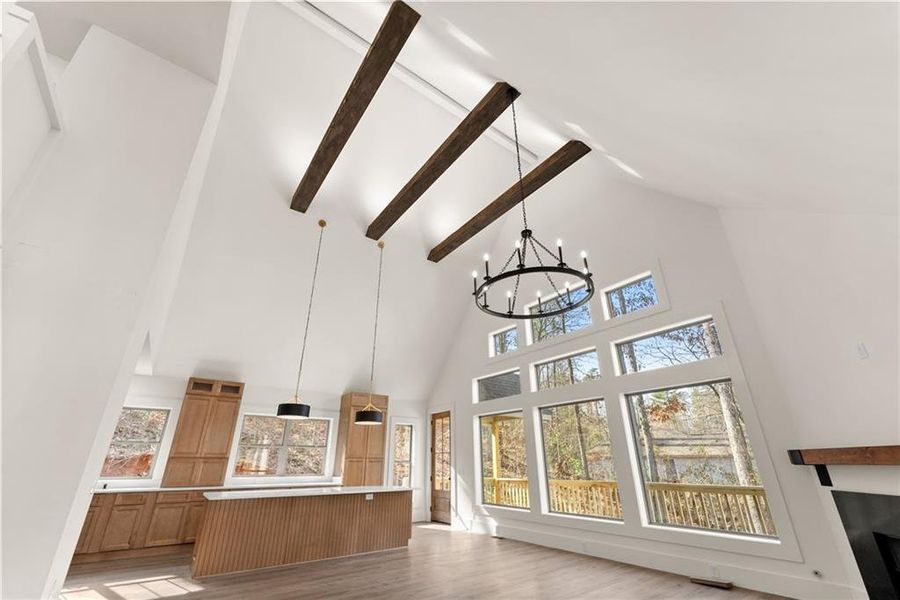 Furnished interior view inside a new home in , Dawsonville (Image 14).