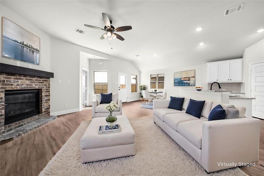 Furnished interior view inside a new home in Fox Landing, Caddo Mills (Image 9).