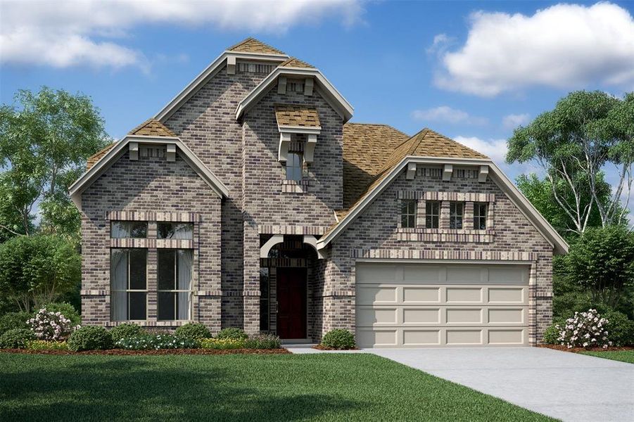 Stunning Sawyer II home design by K. Hovnanian Homes with elevation B in beautiful Kingdom Heights. (*Artist rendering used for illustration purposes only.)