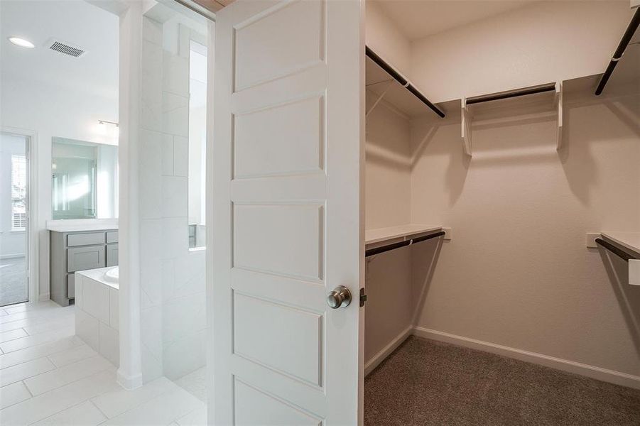 Large walk-in closet