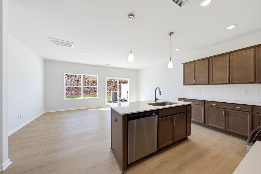 Furnished interior view inside a new home in Sweetbrier, Durham (Image 7).