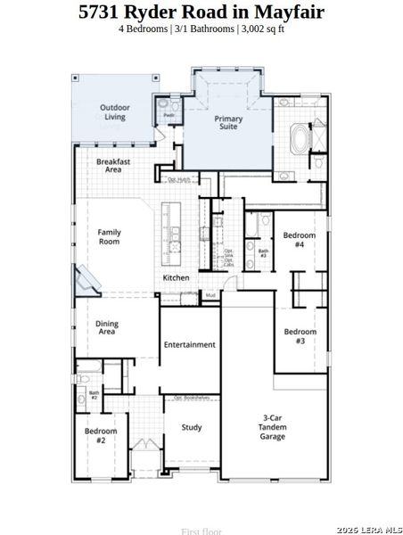 2D floor plan layout of this home in Mayfair, New Braunfels, TX (Image 2). 2D floor plan layout of this home in Mayfair, New Braunfels, TX (Image 2).
