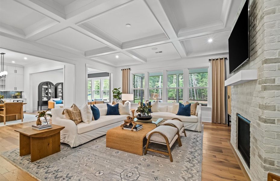 Furnished interior view inside a new home in Olmsted, Huntersville (Image 55). Furnished interior view inside a new home in Olmsted, Huntersville (Image 55).