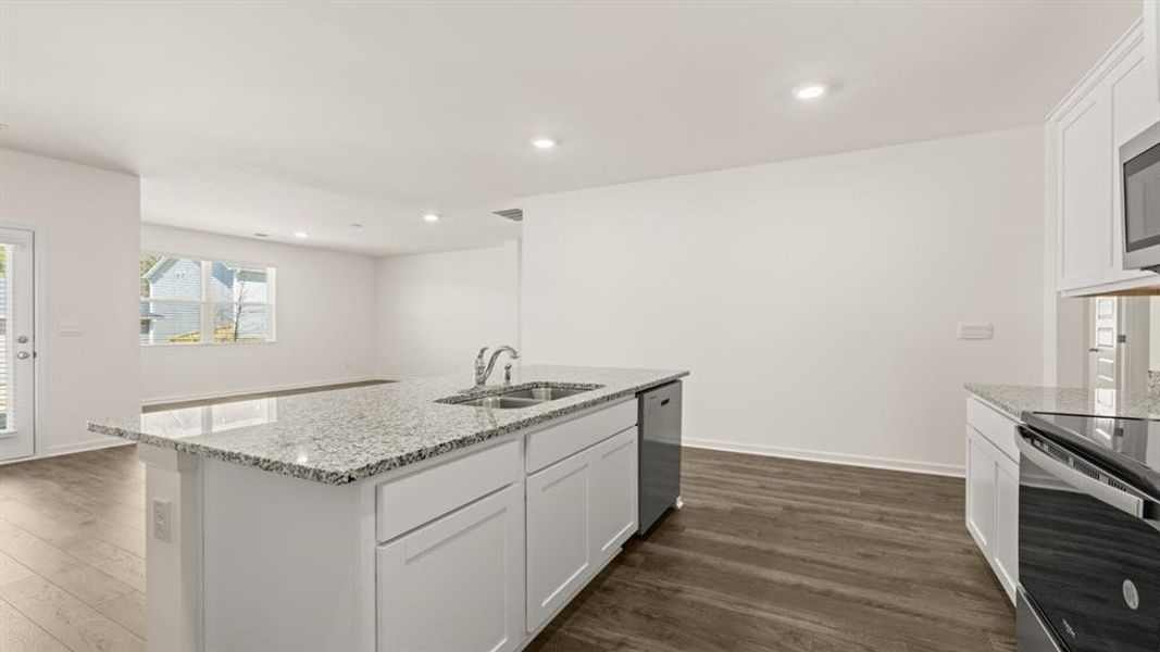 Furnished interior view inside a new home in Champion's Run, Lithonia (Image 4). Furnished interior view inside a new home in Champion's Run, Lithonia (Image 4).