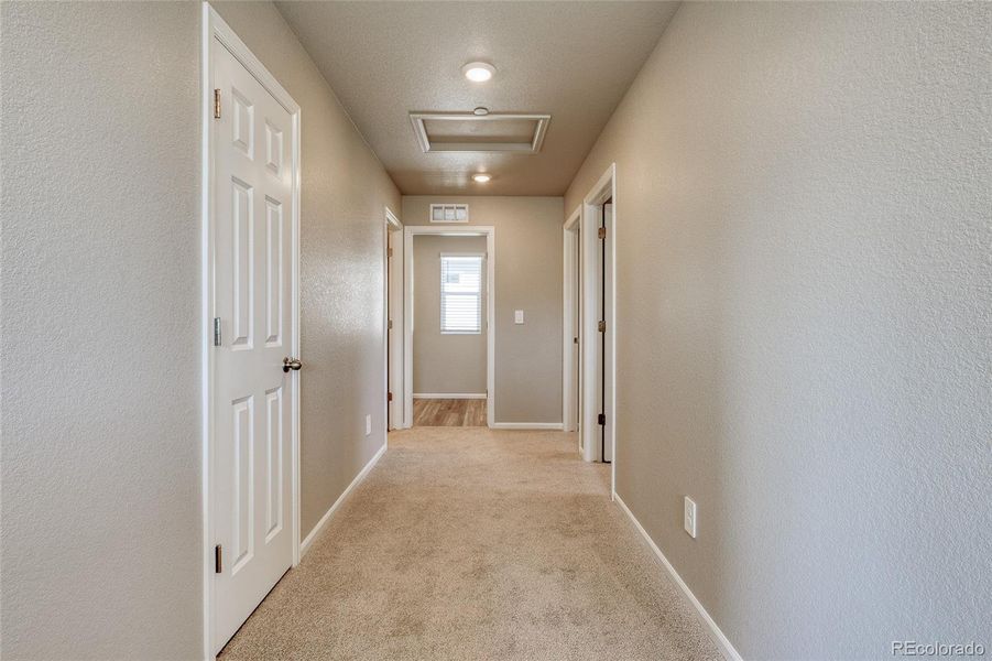 Upper Level Hall to secondary beds