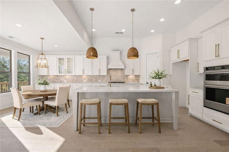 Furnished interior view inside a new home in Soleil Belmont Park, Canton (Image 7).
