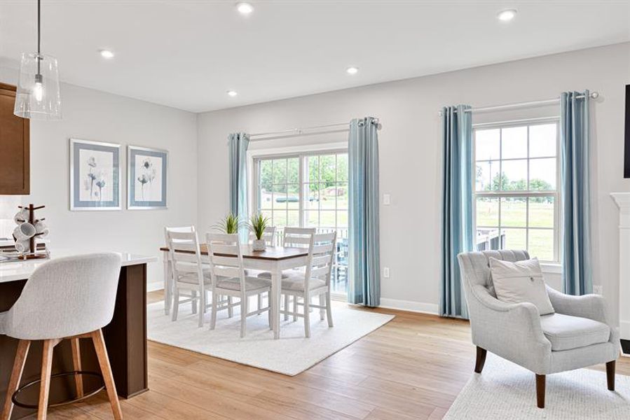 Representative furnished interior of a home built from the Anderson by Ryan Homes in Canterbrook Farms, Fountain Inn (Image 13).