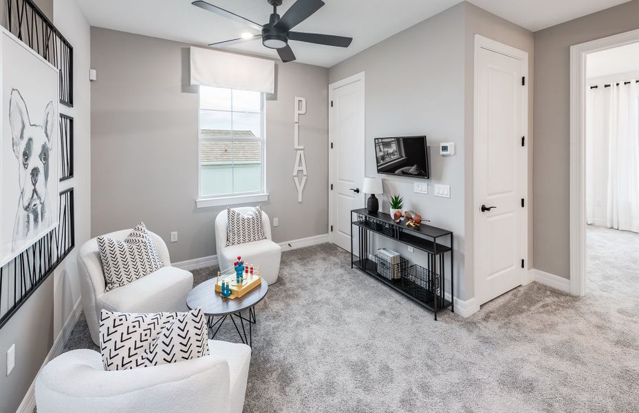 Furnished interior view inside a new home in Avondale at Avenir, Palm Beach Gardens (Image 2).