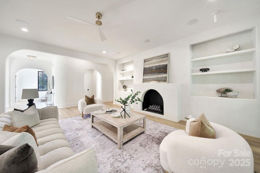 Furnished interior view inside a new home in , Charlotte (Image 15). Furnished interior view inside a new home in , Charlotte (Image 15).