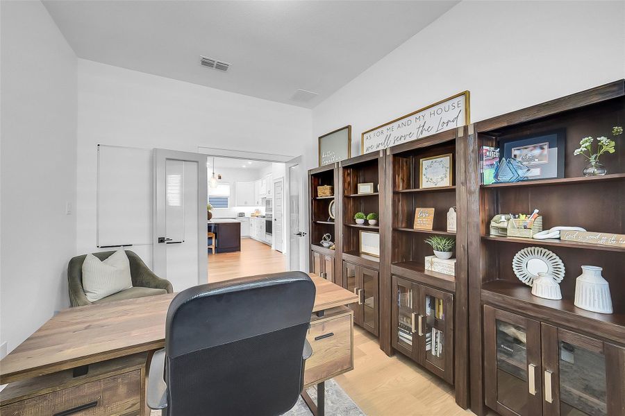 Furnished interior view inside a new home in , Cypress (Image 15).