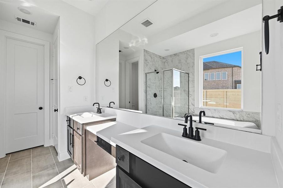 Furnished interior view inside a new home in Treeline, Justin (Image 10).