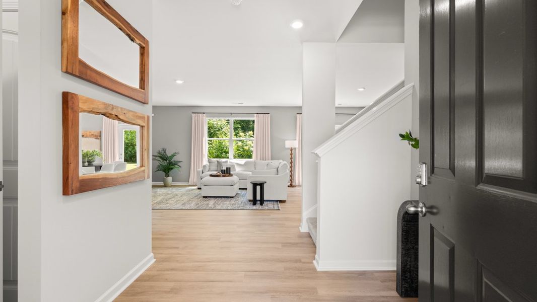 Representative furnished interior of a home built from the Flora by D.R. Horton in Aurora Creek, Dallas (Image 5).