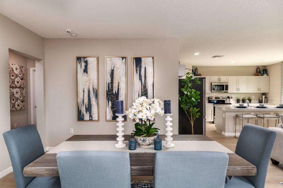 Representative furnished interior of a home built from the Indigo by Casa Fresca Homes in Villa Mar, Winter Haven (Image 9). Representative furnished interior of a home built from the Indigo by Casa Fresca Homes in Villa Mar, Winter Haven (Image 9).