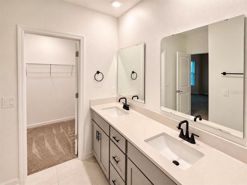 Furnished interior view inside a new home in , Clermont (Image 9). Furnished interior view inside a new home in , Clermont (Image 9).