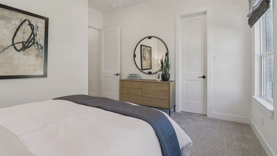 Representative furnished interior of a home built from the Marbella by Chesmar Homes in Audubon, Magnolia (Image 31).