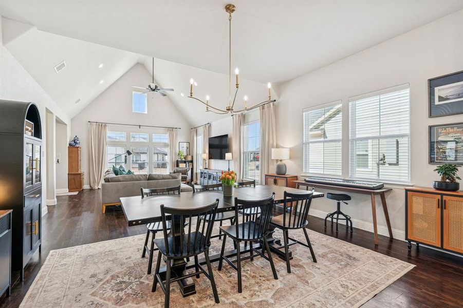 Furnished interior view inside a new home in , Burleson (Image 31). Furnished interior view inside a new home in , Burleson (Image 31).